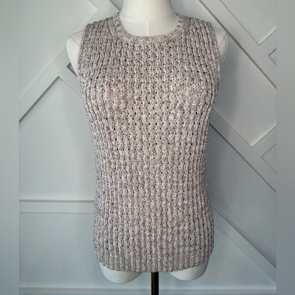 Theory Malda Meridian Textured Sleeveless Sweater Size Medium - Picture 2 of 10